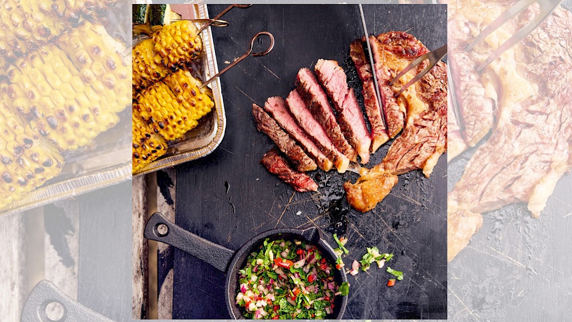 barbecue tip - Gegrilde ribeye met chimichurri