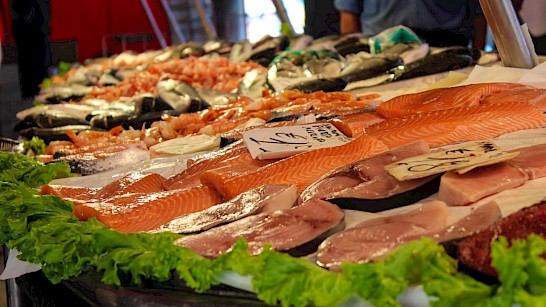 Zalm met appeltjes uit Normandië