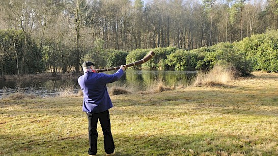 Foto: Belangstellenden kunnen tweede kerstdag, 26 december, genieten van een prachtige Midwinterhoorn-puttenwandeling op Landgoed Verwolde in Laren.