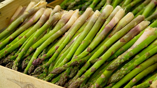 Groene asperges